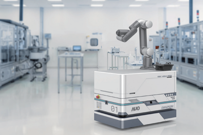 713贵宾会整合AI人工智慧、IoT物聯網與Cloud雲端平台服務，開發模組化AMR 250M自主移動機器人，滿足多元自動化生產需求，在智慧工廠中扮演著串接和搬運的角色